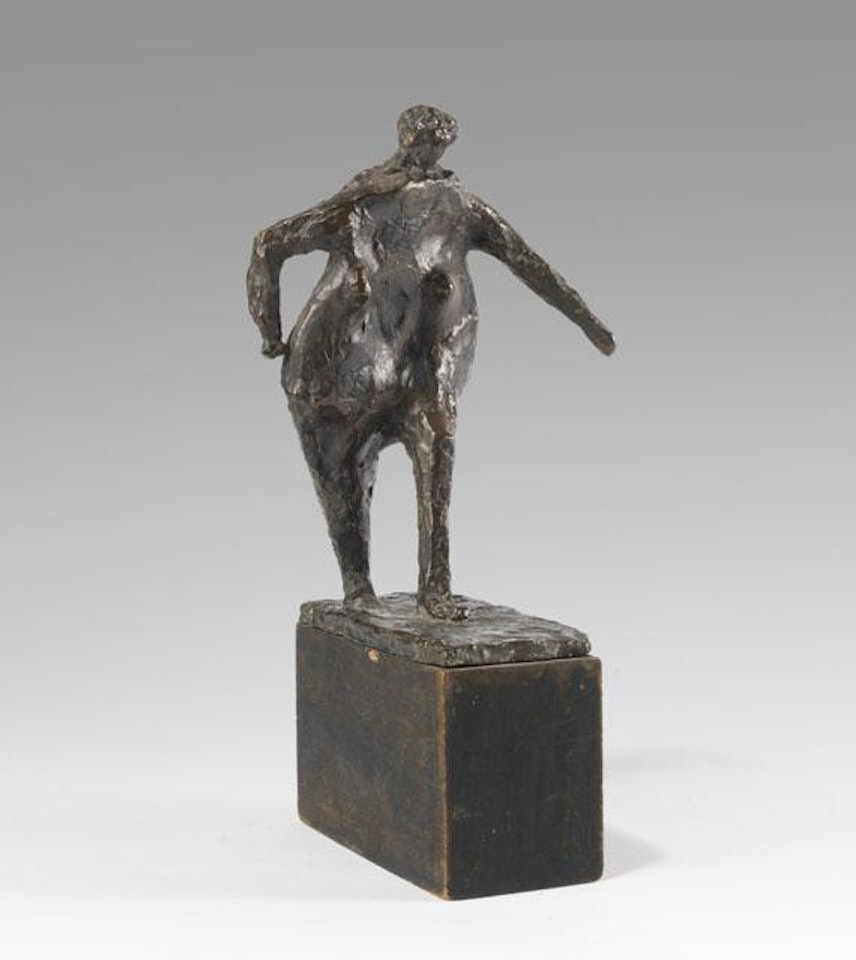 Woman walking along by Anthony Caro