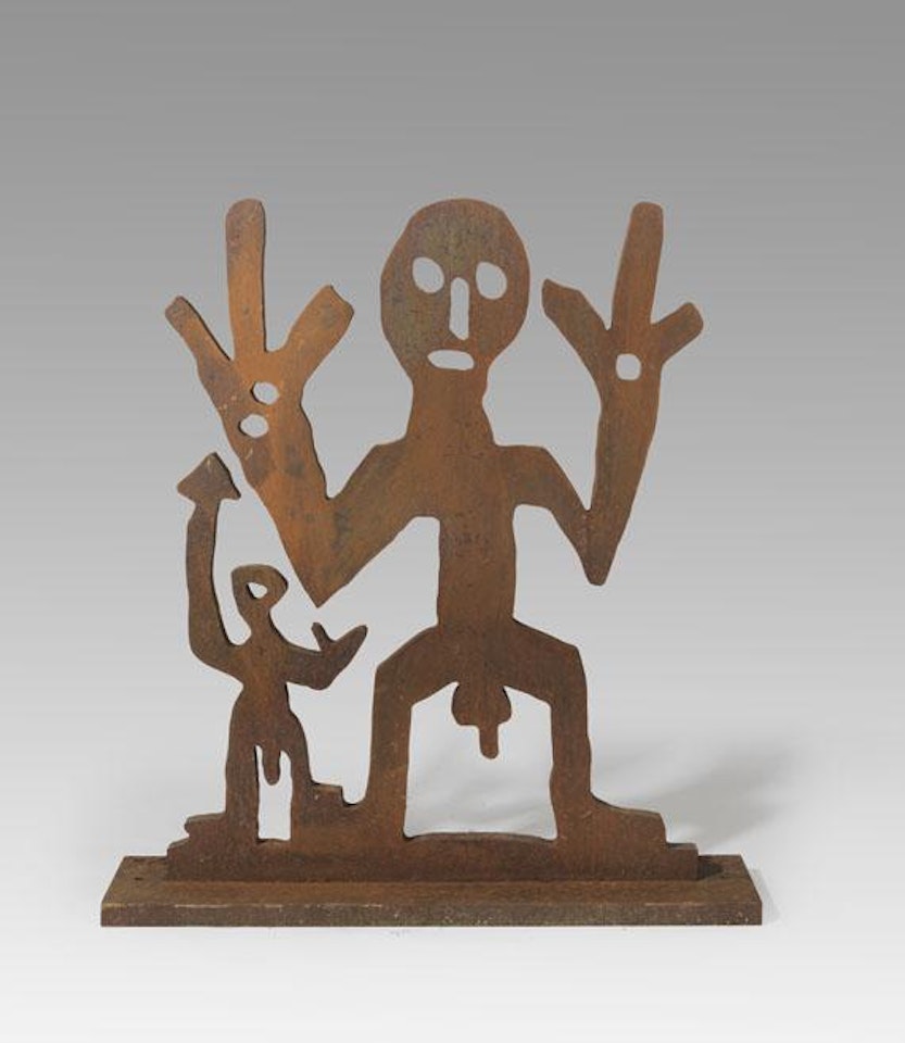 Kleiner Mann - Großer Mann by A.R. Penck