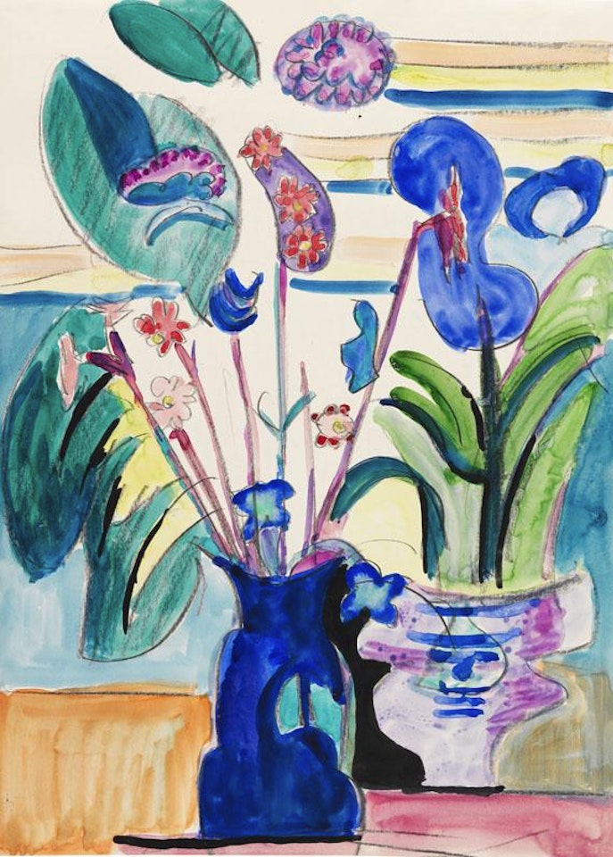 Stillleben mit Calla by Ernst Ludwig Kirchner