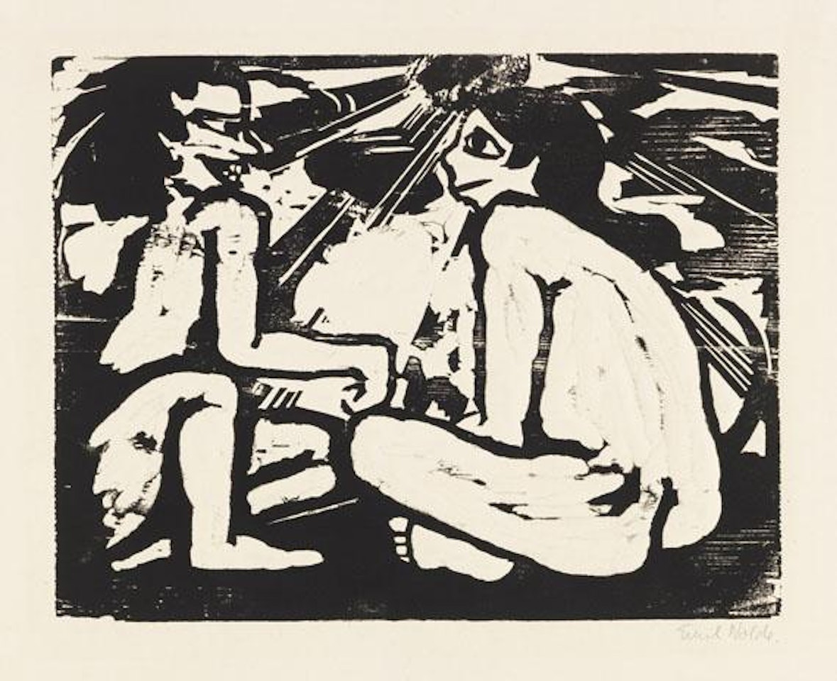 Unterhaltung by Emil Nolde