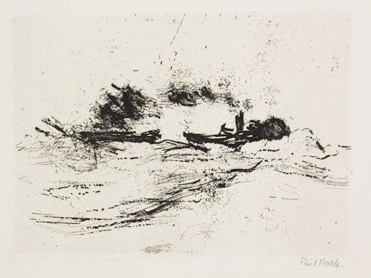 Schlepper by Emil Nolde