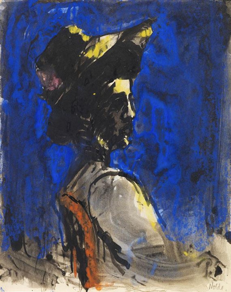 Junge Frau by Emil Nolde