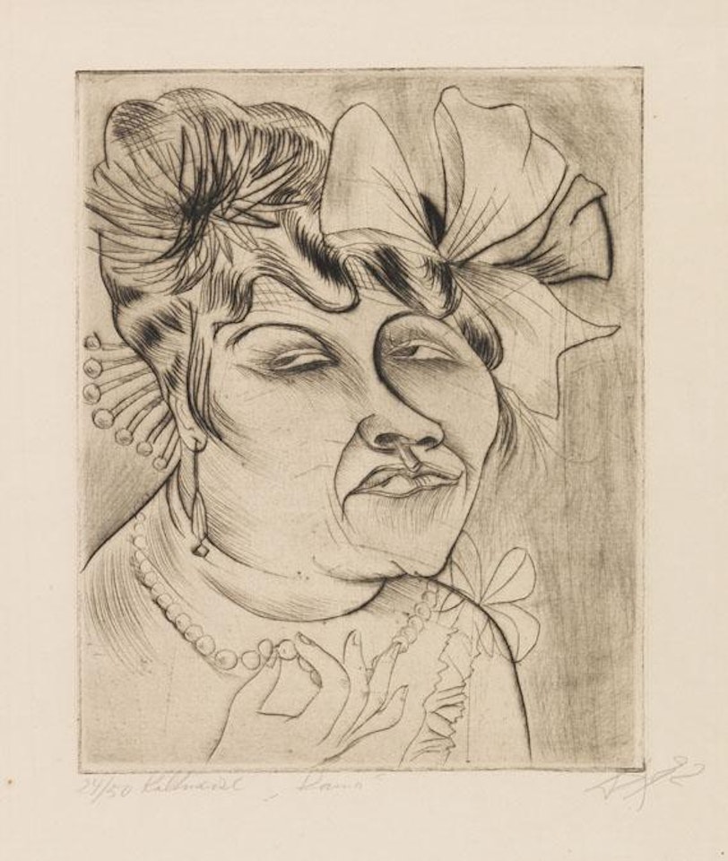 Dame by Otto Dix