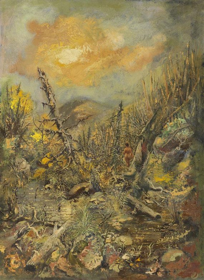 The Gothic Wood and the Nymph by George Grosz