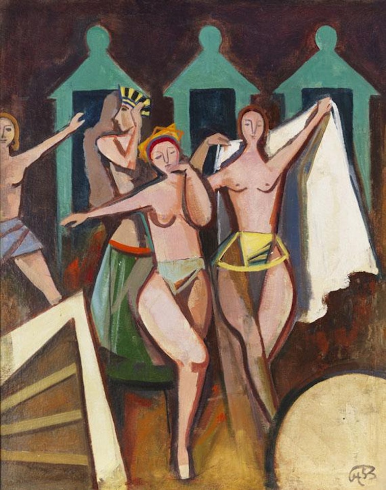 Varietétänzerinnen by Karl Hofer