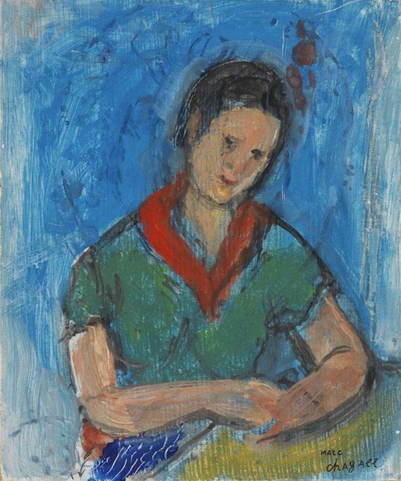 Portrait de Vava by Marc Chagall