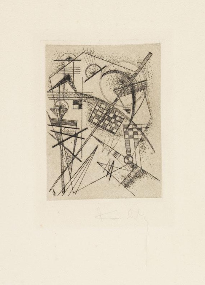 Radierung für die "Deutsche Kunstgemeinschaft" by Wassily Kandinsky