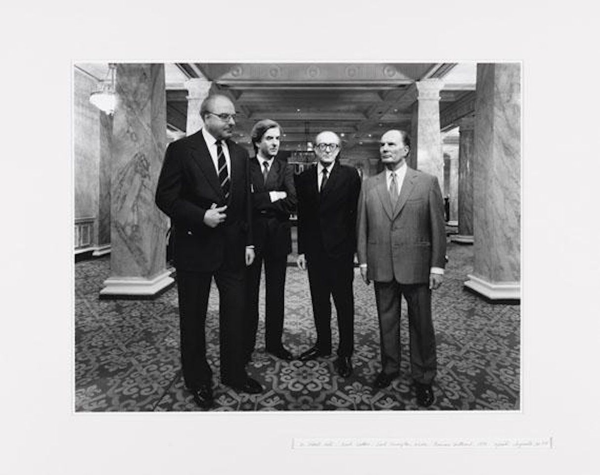 Dr Helmut Kohl, Ruud Lubbers, Lord Carrington, Francois Mitterand by Hiroshi Sugimoto