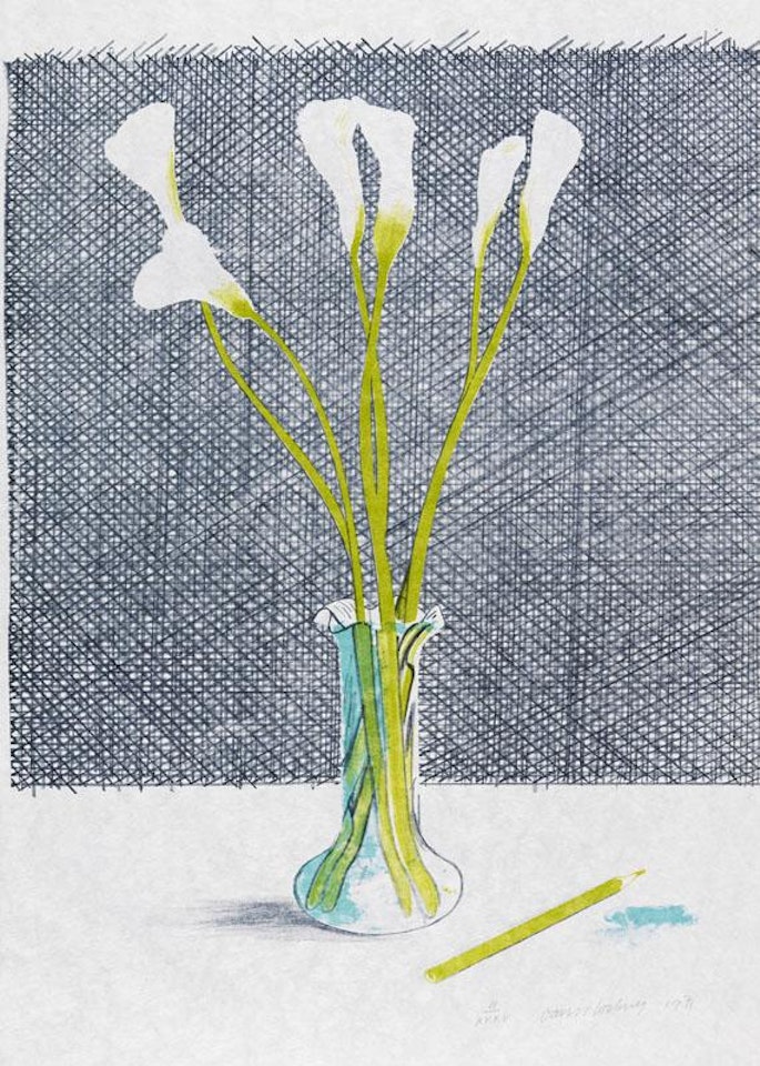 Lillies by David Hockney