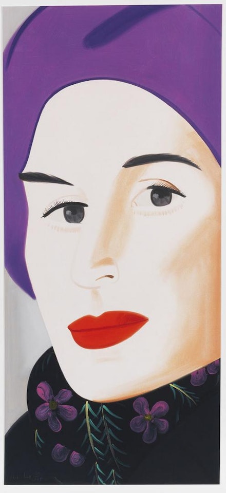 Purple Hat (Ada) by Alex Katz