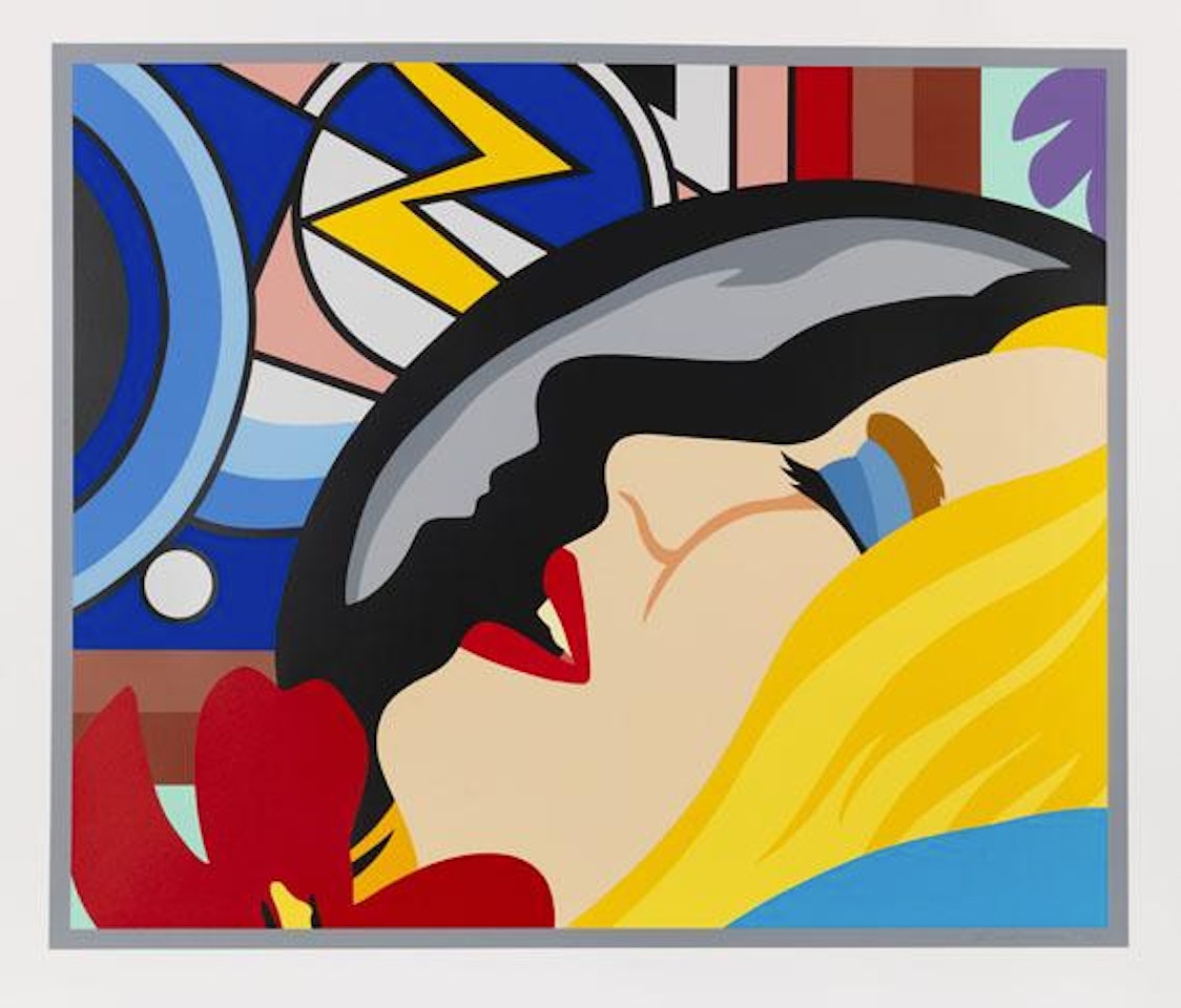 Bedroom Face with Lichtenstein by Tom Wesselmann