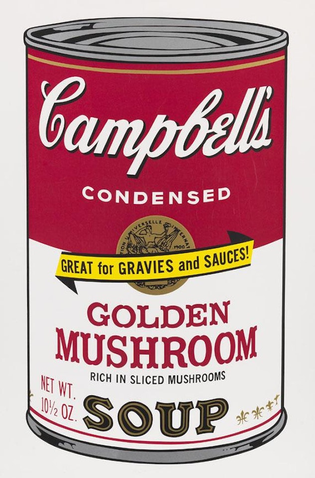 Golden Mushroom by Andy Warhol