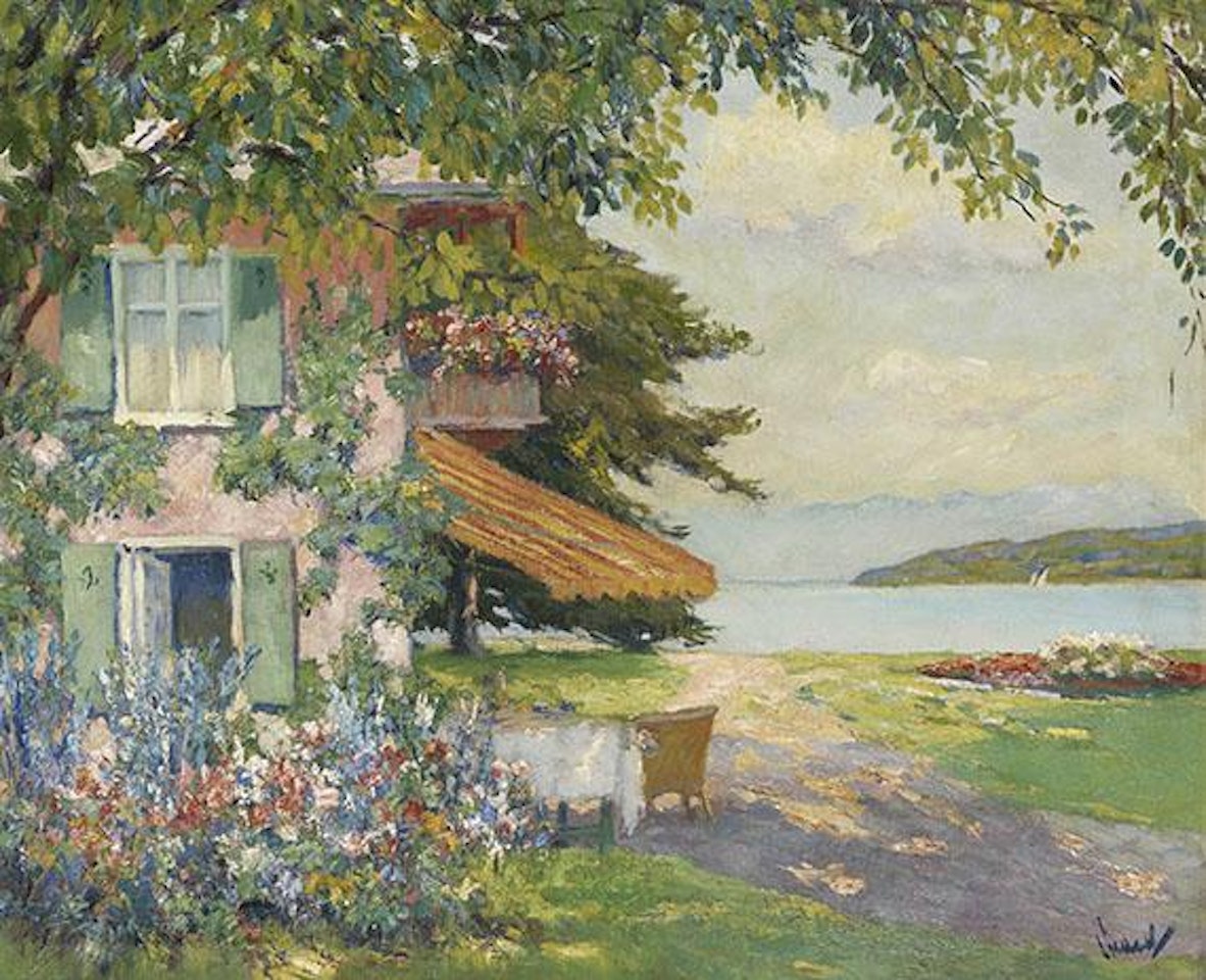 Die Villa des Künstlers am Starnberger See (Das Sommerhaus) by Edward Cucuel