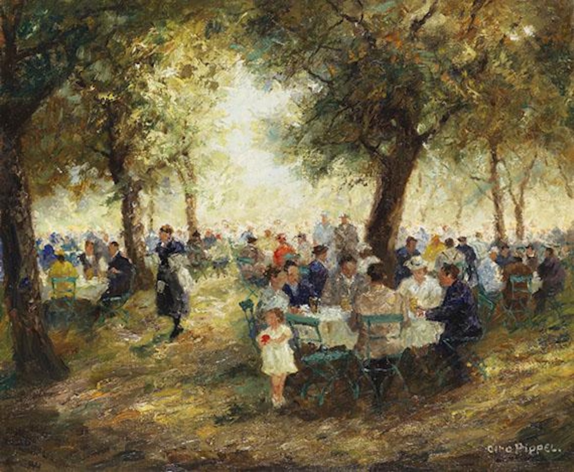Münchner Wirtsgarten by Otto Pippel