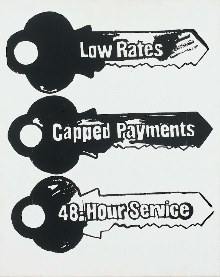 KEY SERVICE (POSITIVE) by Andy Warhol