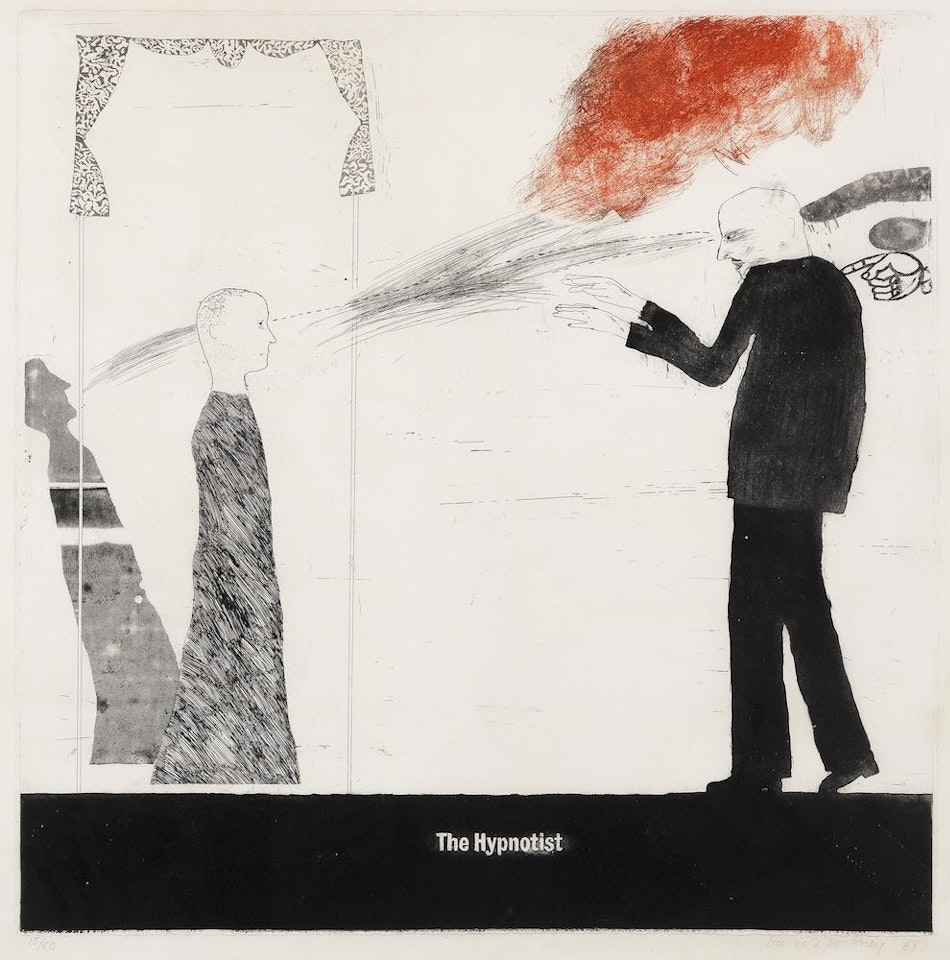 The Hypnotist (MCA Tokyo 32) by David Hockney