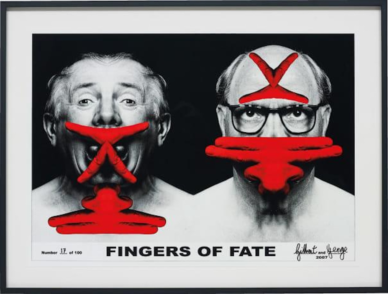 Fingers of Fate by Gilbert & George