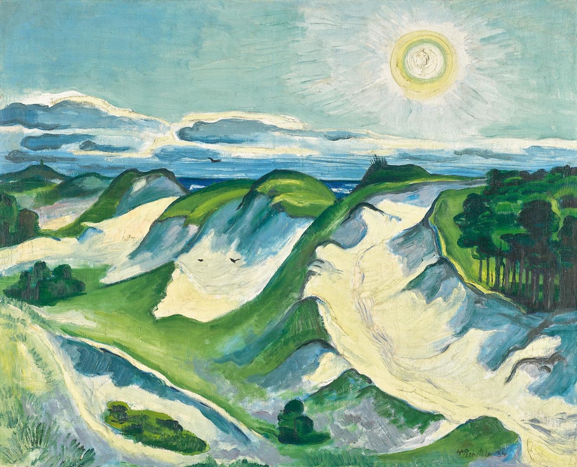 BARQUES À PORT EN BESSIN by Louis Valtat