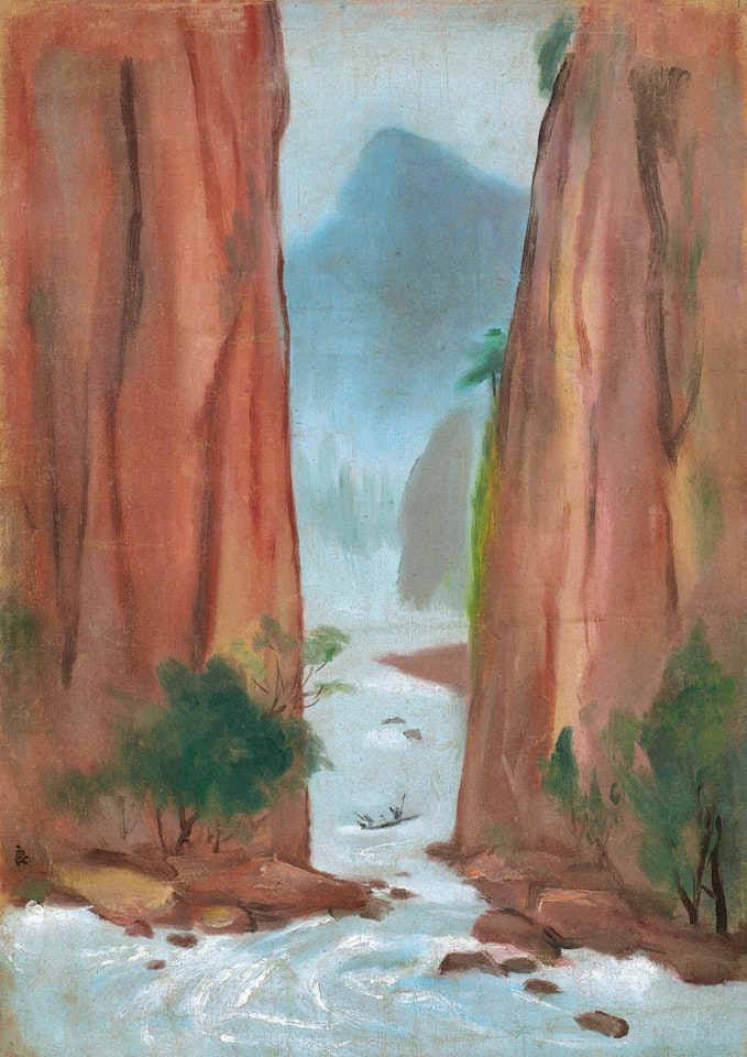 Enjoy Gorge Views While Travelling by Canoe by Guan Liang