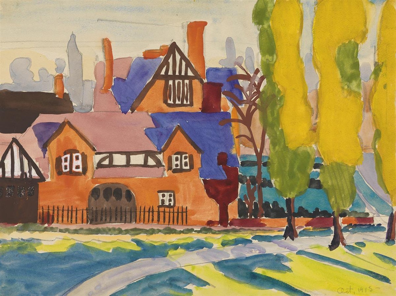 Street Scene by Charles Burchfield