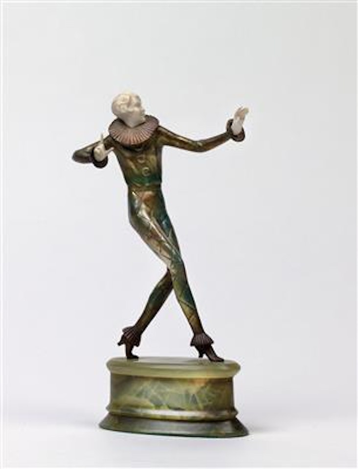 A Dancer Wearing Fancy Dress by Josef Lorenzl