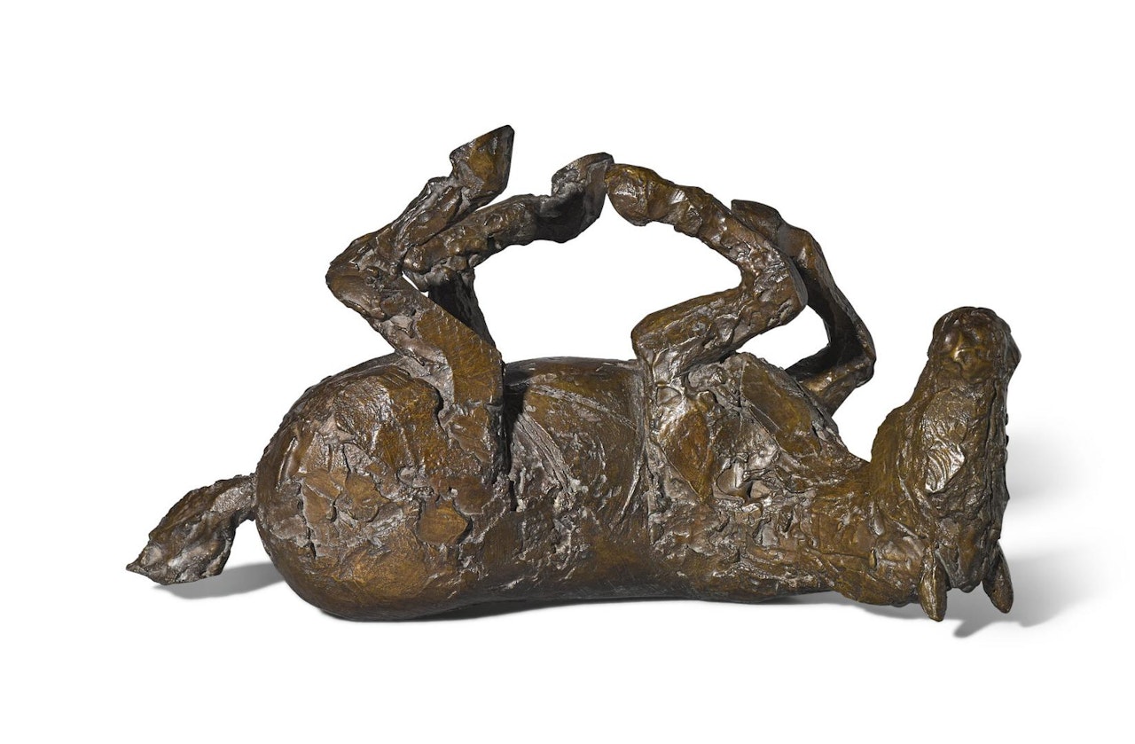 ROLLING HORSE by Elisabeth Frink