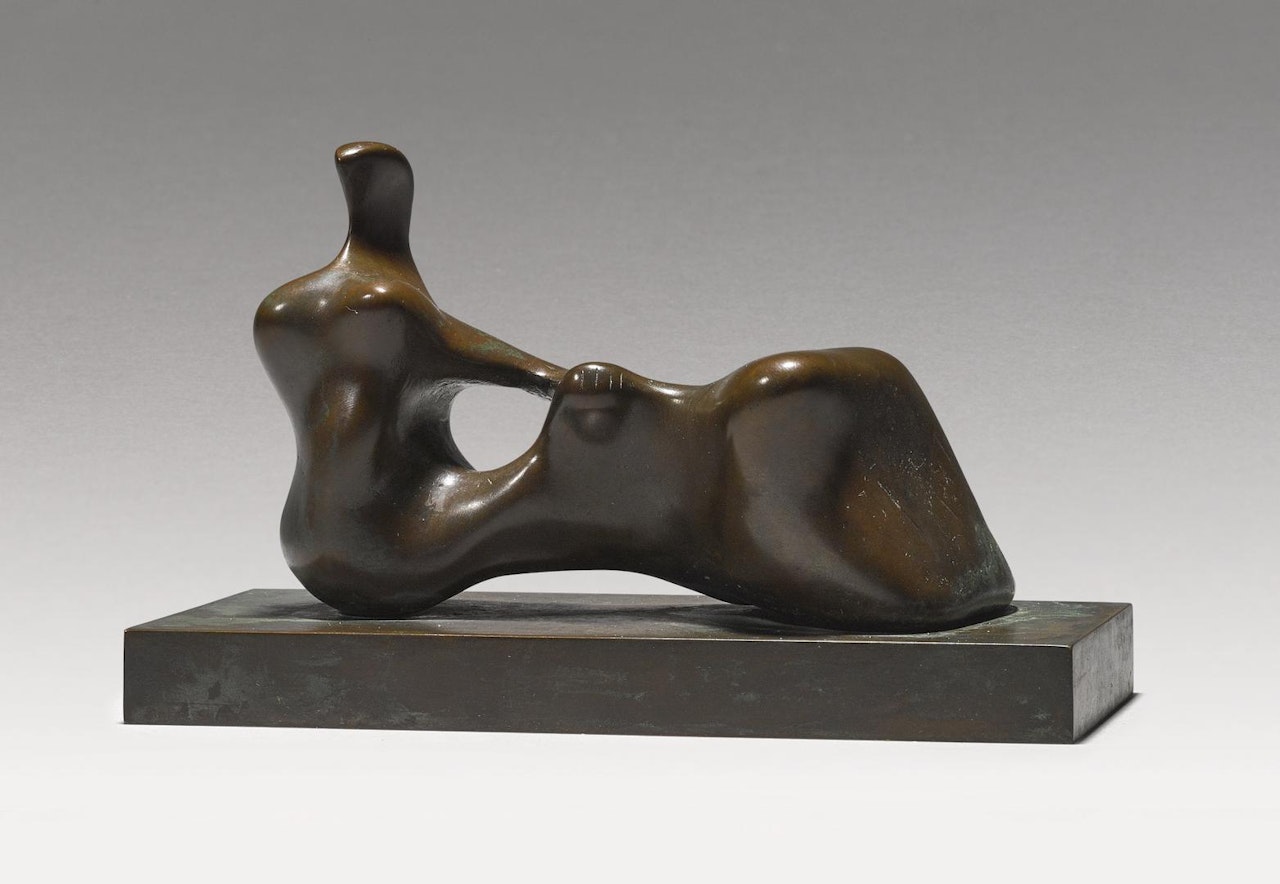 MAQUETTE FOR RECLINING FIGURE: HAND by Henry Moore