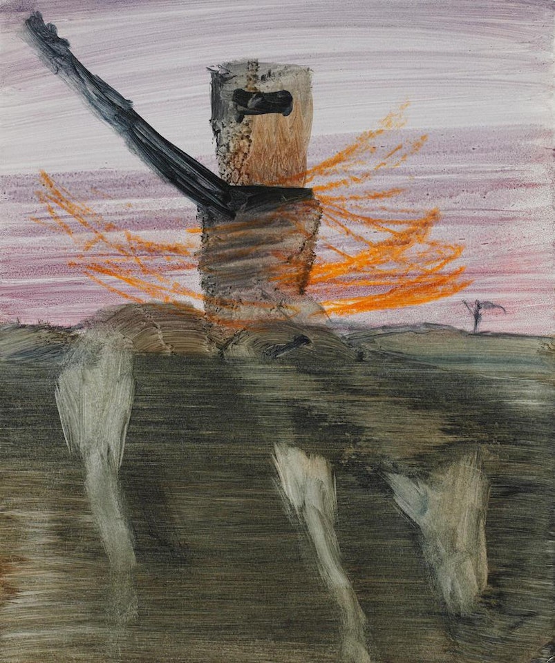 Kelly on Horseback by Sidney Nolan