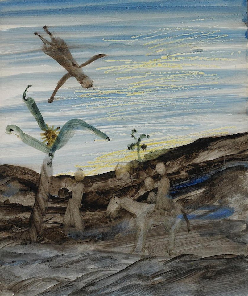 Flight into Egypt by Sidney Nolan