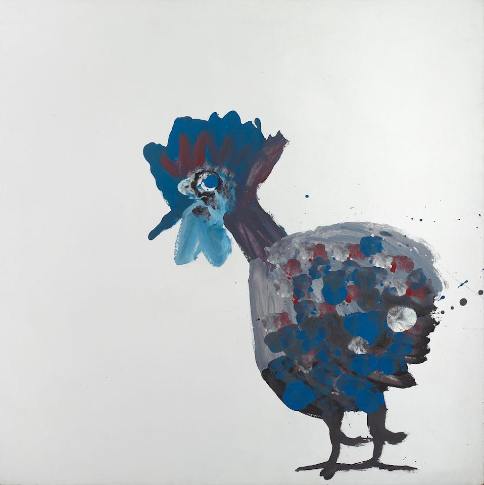 Blue Cockerel by Sidney Nolan