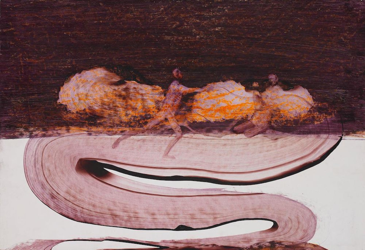 Figures in a Landscape by Sidney Nolan