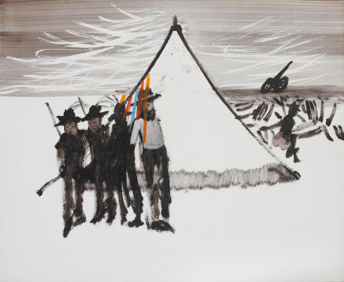 Gallipoli Soldiers in Camp by Sidney Nolan