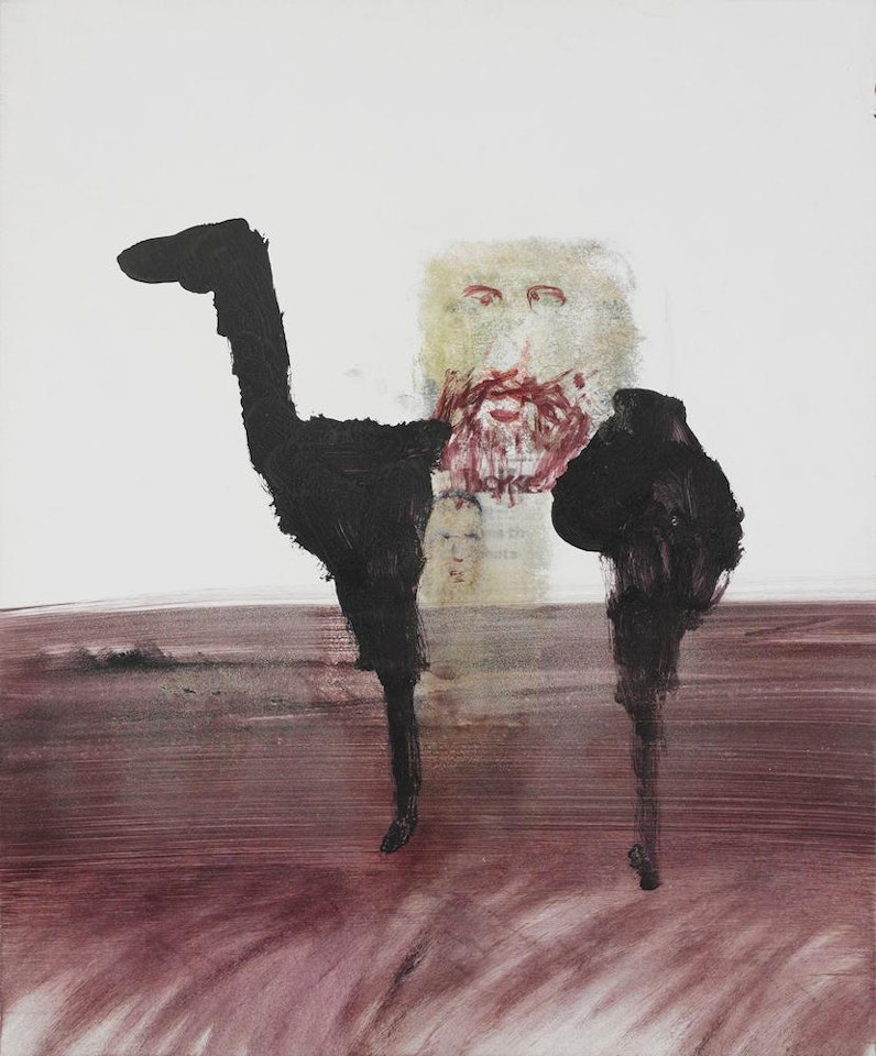 Australian Explorers and Camel by Sidney Nolan