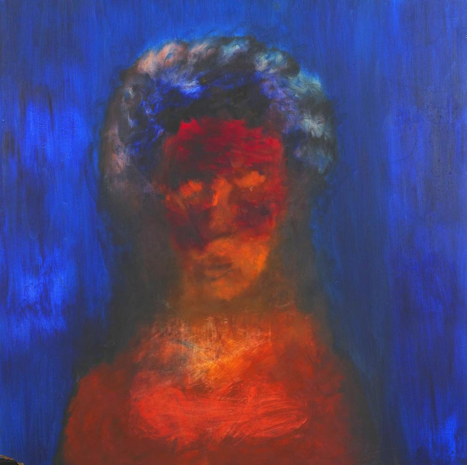 Adelaide Woman in Blue Hat by Sidney Nolan