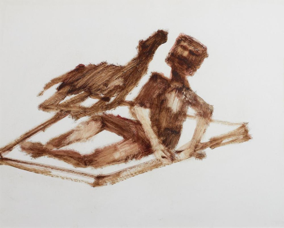 Kelly and Horse by Sidney Nolan