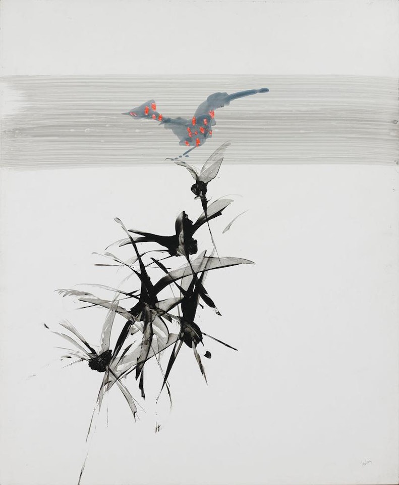 Bird Perched on Plants by Sidney Nolan