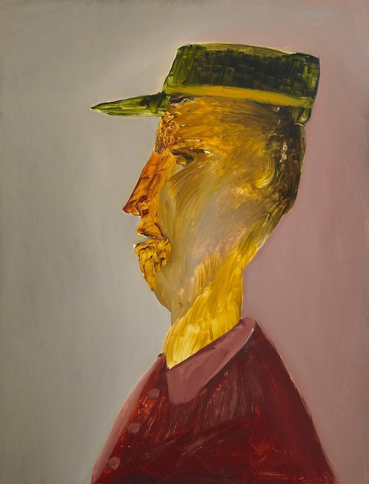 Man in Green Cap by Sidney Nolan