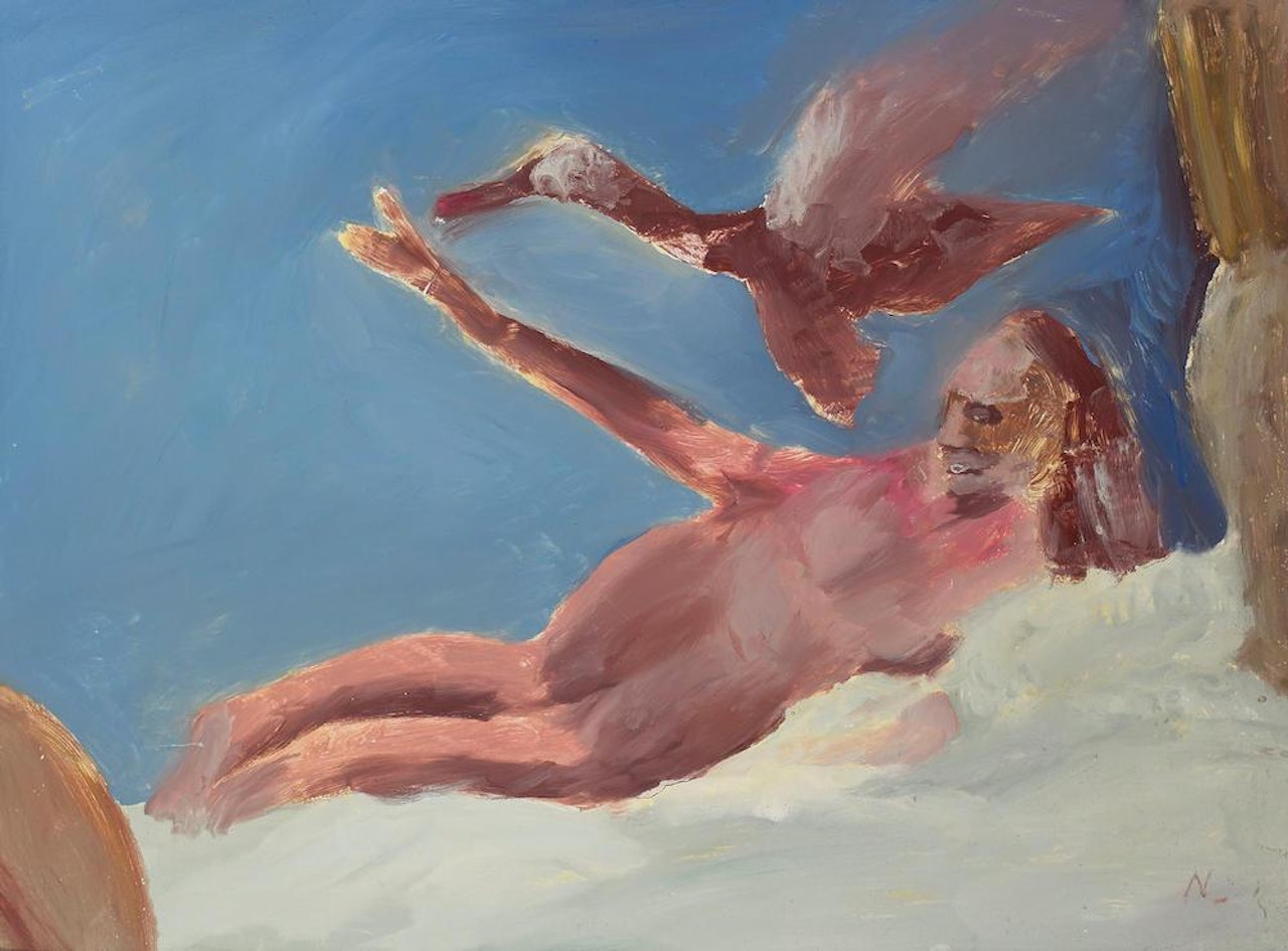 Leda and Swan by Sidney Nolan