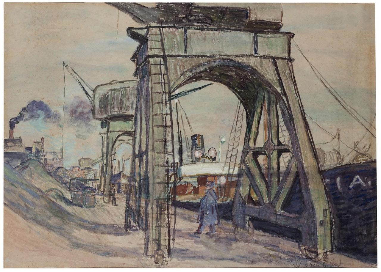 Le Quai Colbert by Raoul Dufy