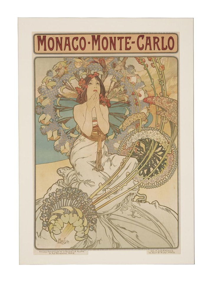 Monaco, Monte-Carlo by Alphonse Mucha