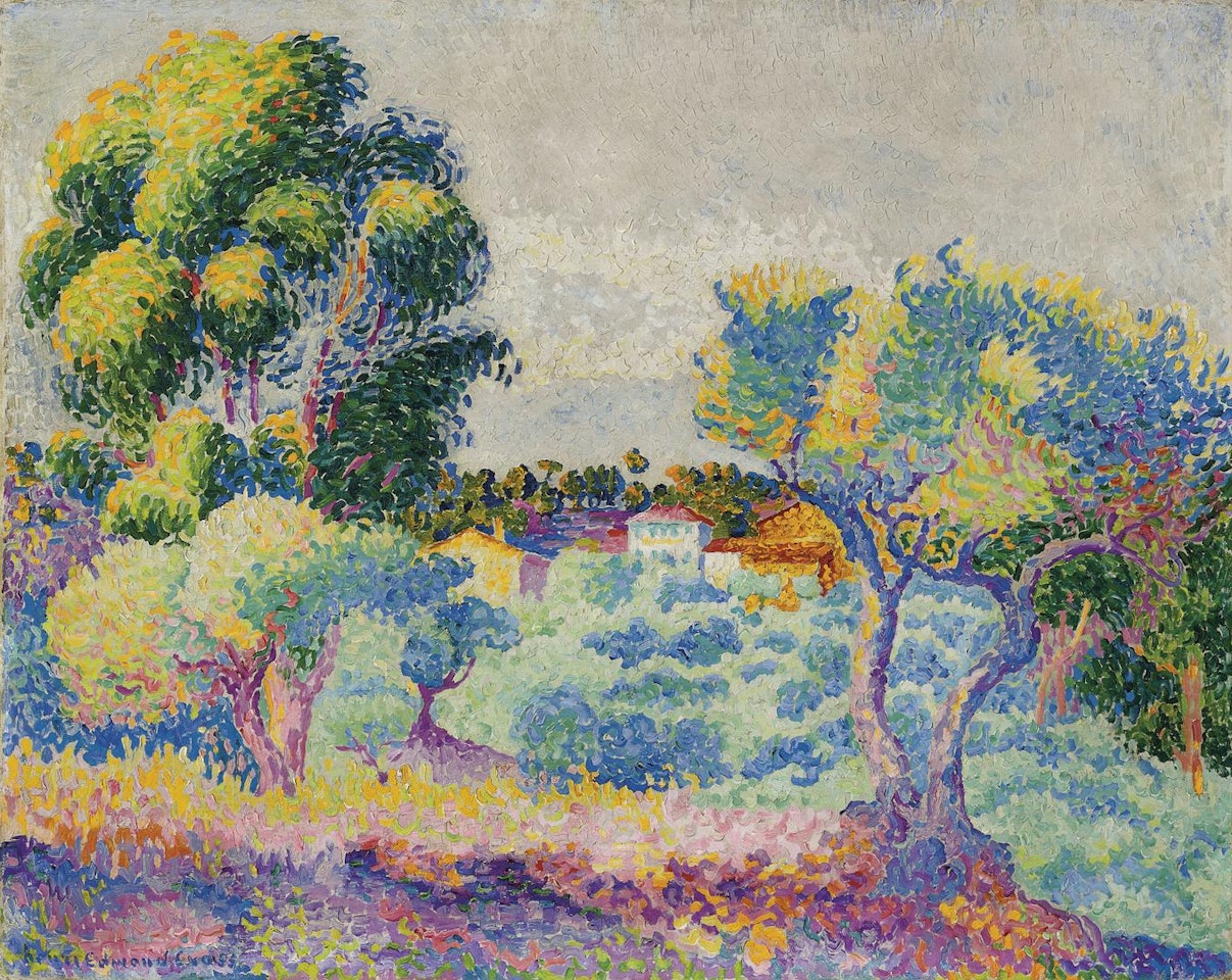 Eucalyptus et oliviers by Henri Edmond Cross