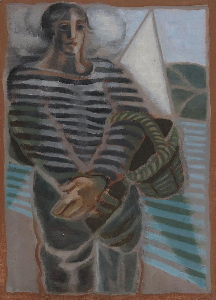 Le pêcheur by Juan Gris