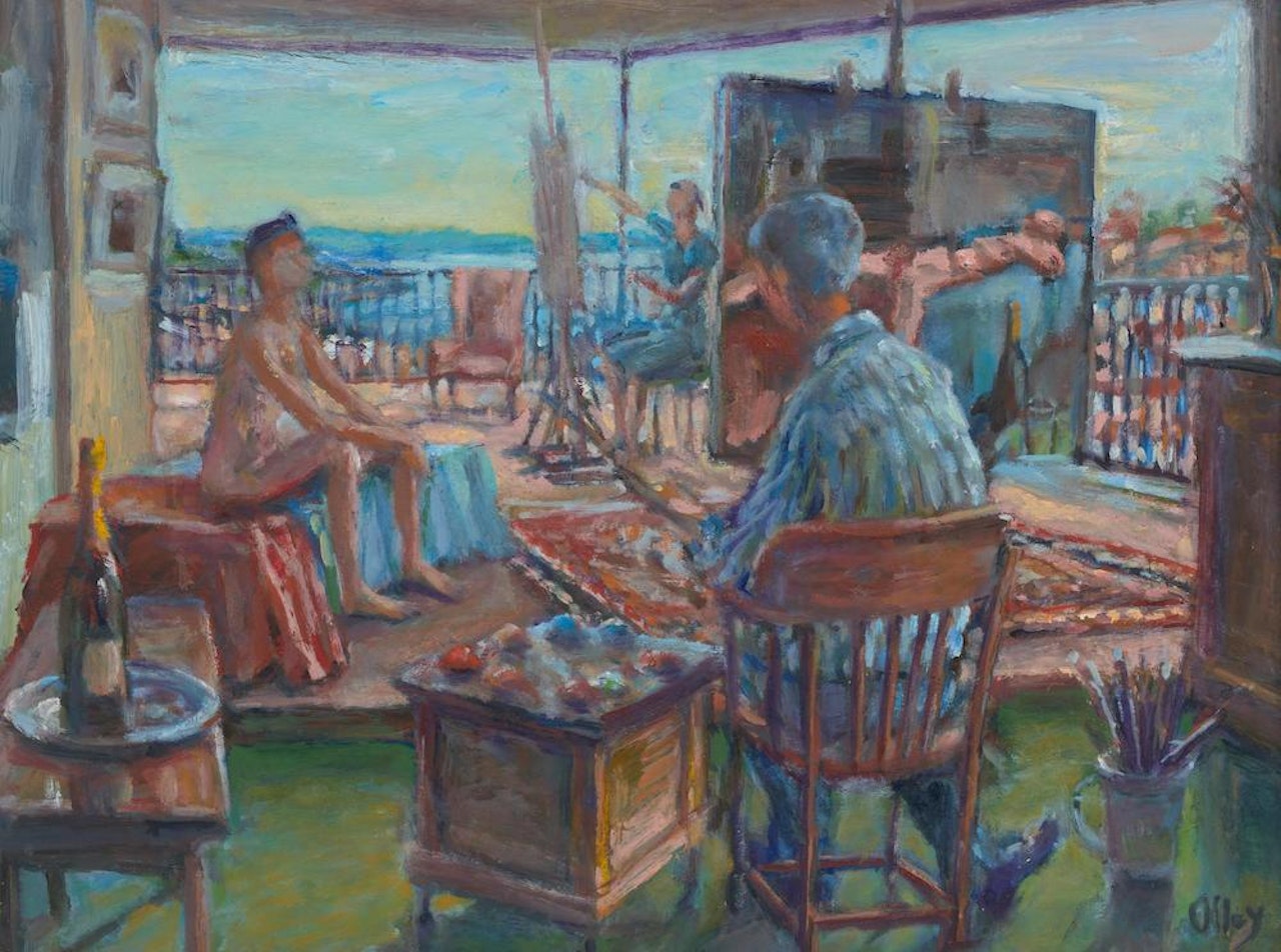 Model Resting by Margaret Hannah Olley