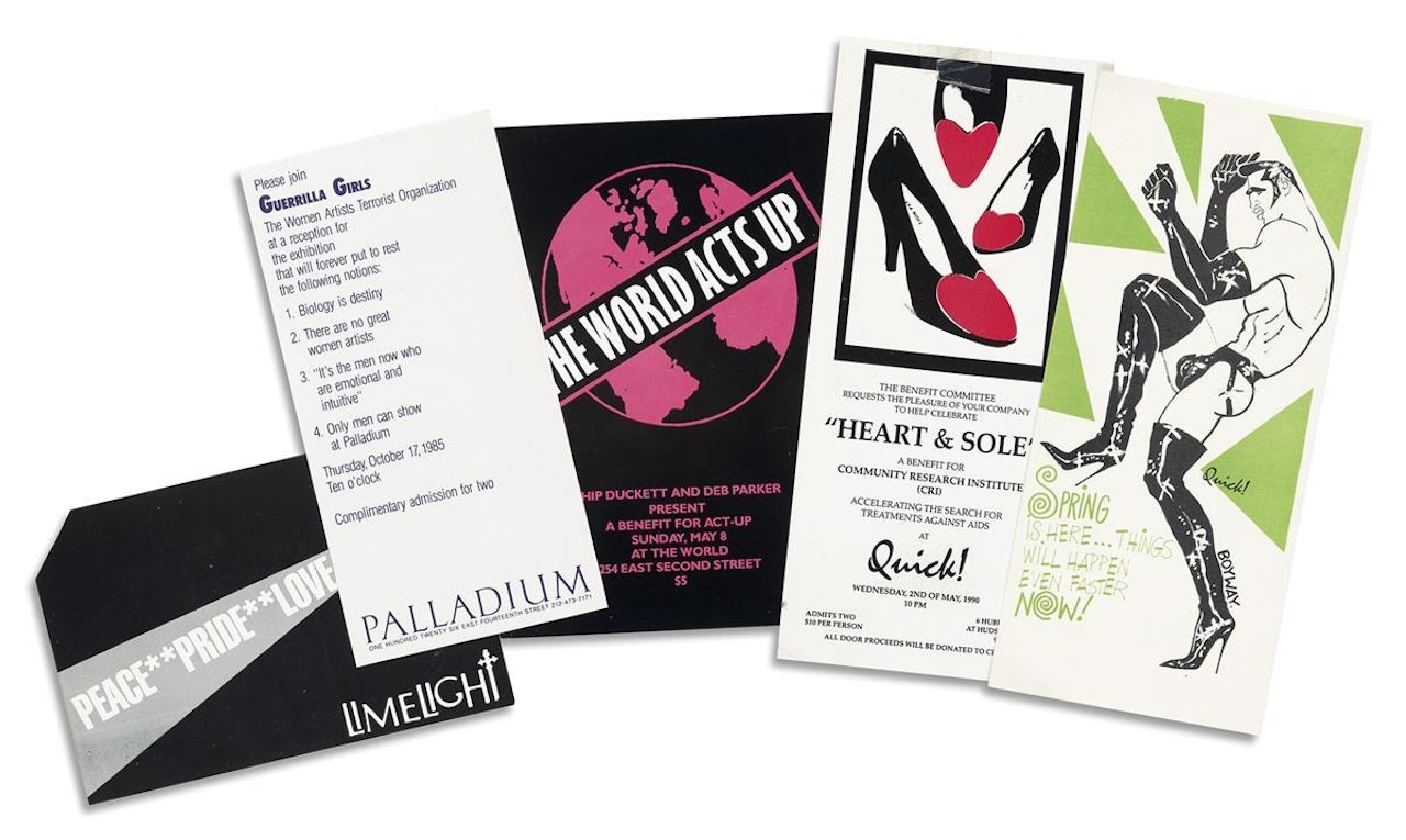 New York City AIDS / art benefit by Various Artists