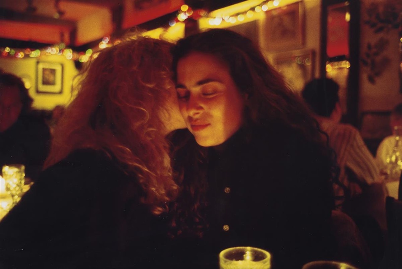 Lynette and Donna at Marion's Restaurant, NYC by Nan Goldin