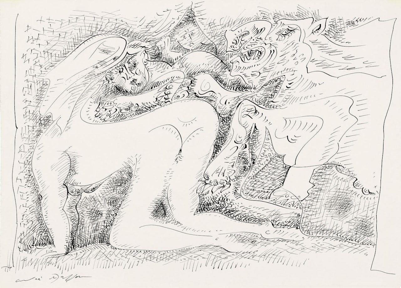 Le rêve d'une nonne by André Masson