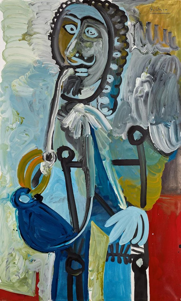 HOMME À LA PIPE by Pablo Picasso