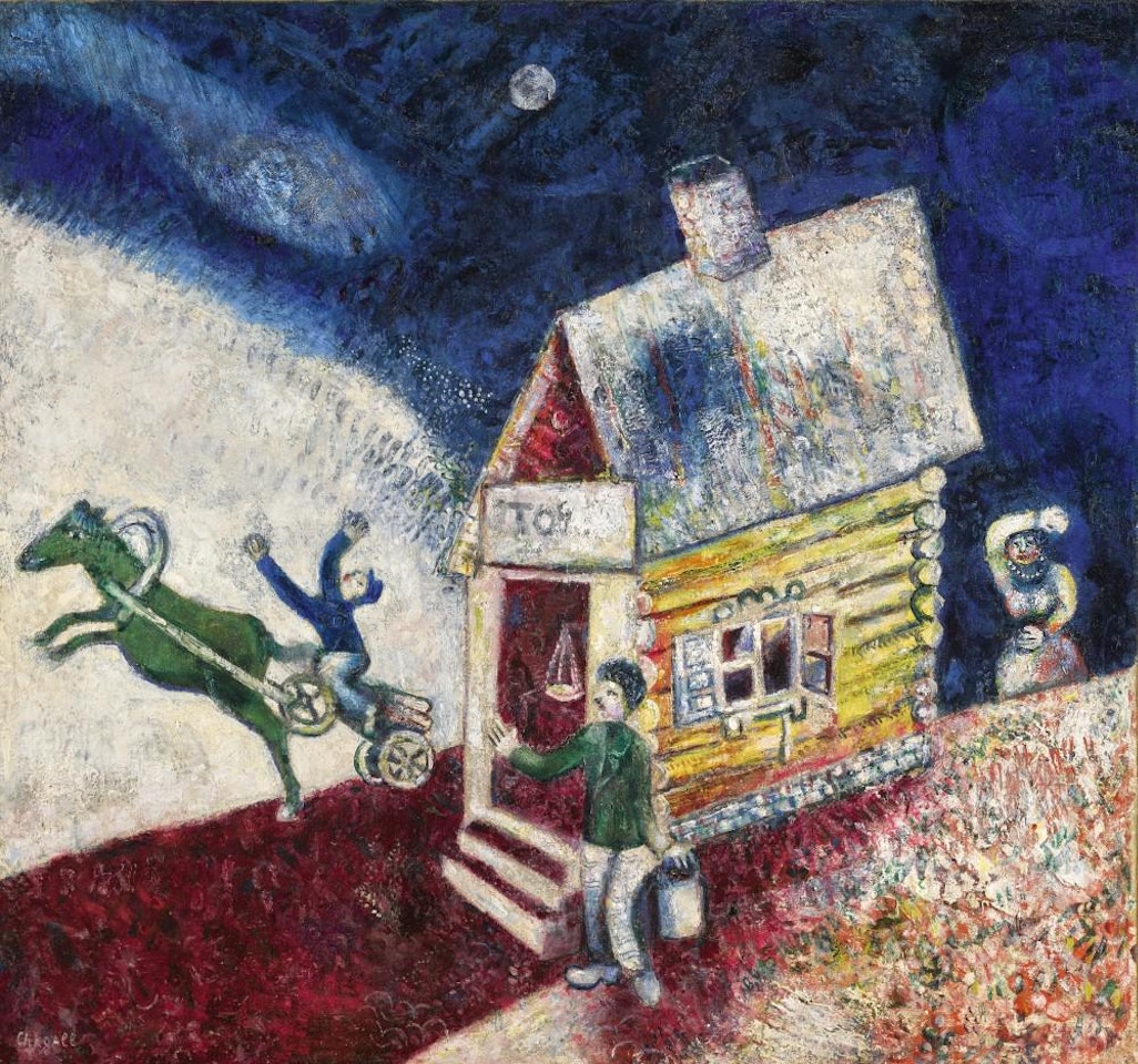 LA CALÈCHE VOLANTE by Marc Chagall