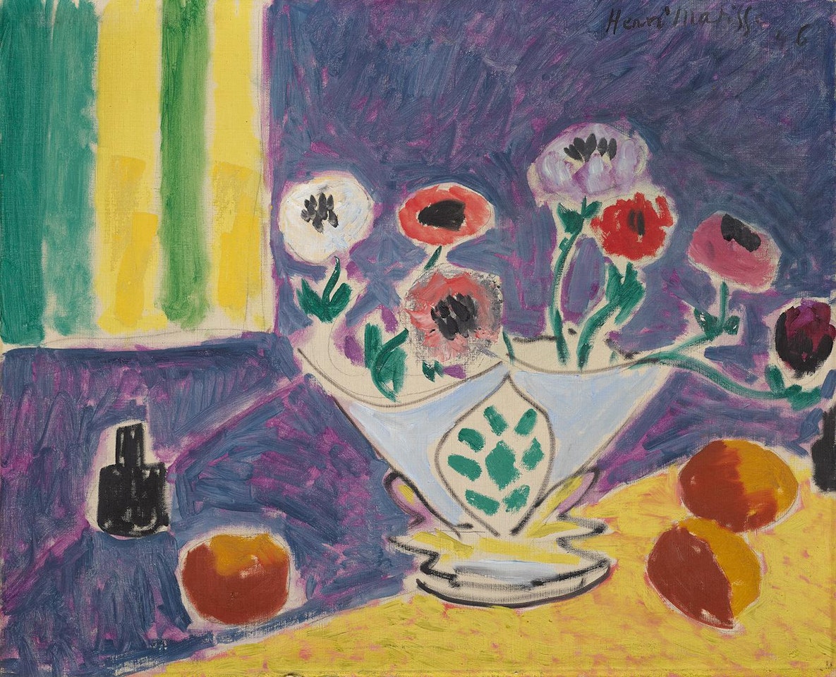 VASE D'ANÉMONES by Henri Matisse