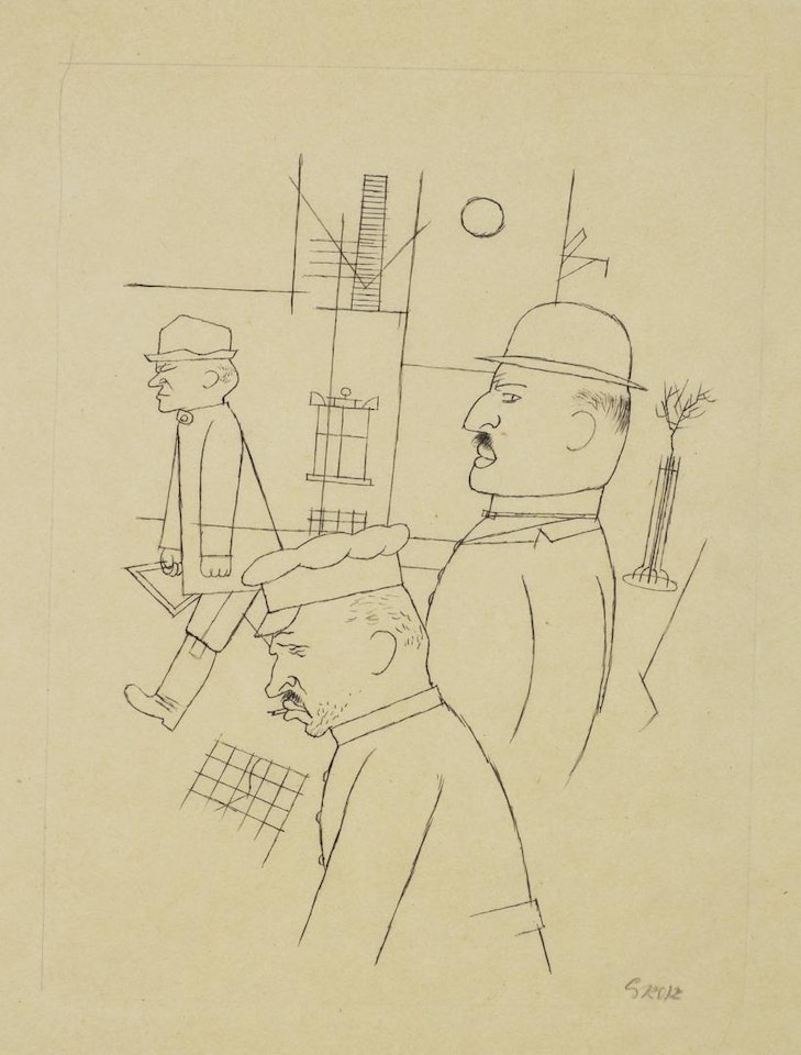 STRASSENZENE (STREET SCENE) by George Grosz